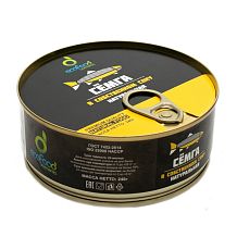 Семга EcoFood в собственном соку натуральная 240 г