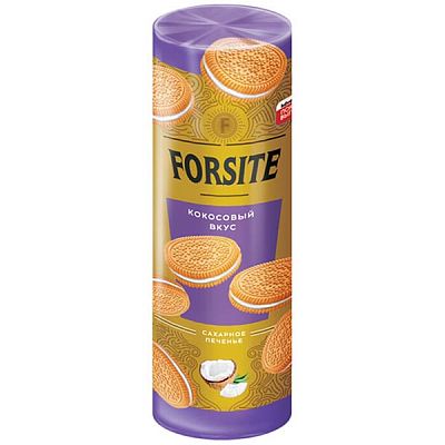 Печенье Forsite с кокосовым вкусом 220 г