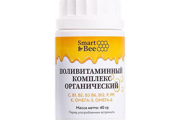  Поливитаминный комплекс Smart Bee органический с витаминами 40 г в интернет-магазине продуктов с Преображенского рынка Apeti.ru