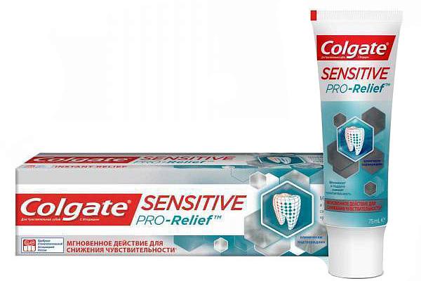  Зубная паста Colgate sensetive pro-relief 75 мл в интернет-магазине продуктов с Преображенского рынка Apeti.ru