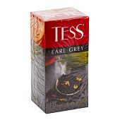 Чай черный Tess Earl Grey цедра цитрусовых аромат бергамота 25 пак