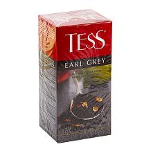 Чай черный Tess Earl Grey цедра цитрусовых аромат бергамота 25 пак