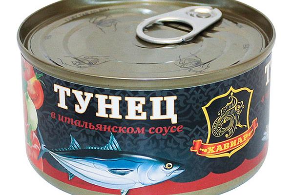 Тунец "Хавиар" в итальянском соусе 185 г в интернет-магазине продуктов с Преображенского рынка Apeti.ru