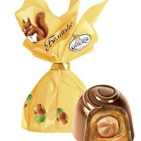  Конфеты «Белочка» с цельным фундуком, 250 гр, КФ Крупской в интернет-магазине свежих фермерских продуктов Apeti.ru