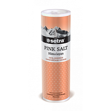 Соль розовая Setra мелкая солонка 250 г