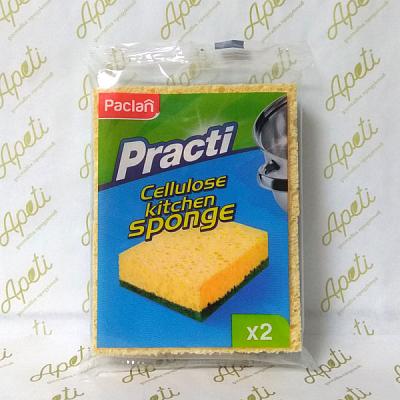 Губки для посуды Paclan Practi целлюлозные 2 шт в Apeti.ru Губки для посуды Paclan Practi целлюлозные 2 шт в интернет-магазине свежих фермерских продуктов Apeti.ru