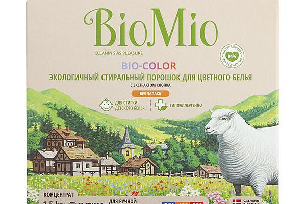  Стиральный порошок для цветного белья BioMio Bio-Soft концентрат без запаха 1,5 кг в интернет-магазине продуктов с Преображенского рынка Apeti.ru