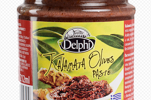  Паста из  оливок Каламата Delphi 190 г в интернет-магазине продуктов с Преображенского рынка Apeti.ru