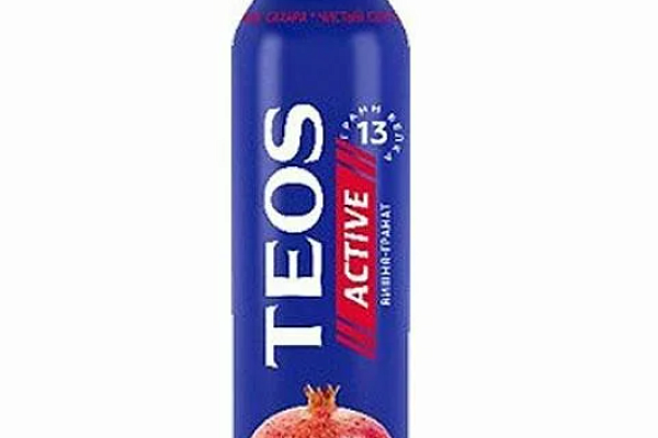  Йогурт питьевой TEOS вишня-гранат 1,8%  260 г в интернет-магазине продуктов с Преображенского рынка Apeti.ru