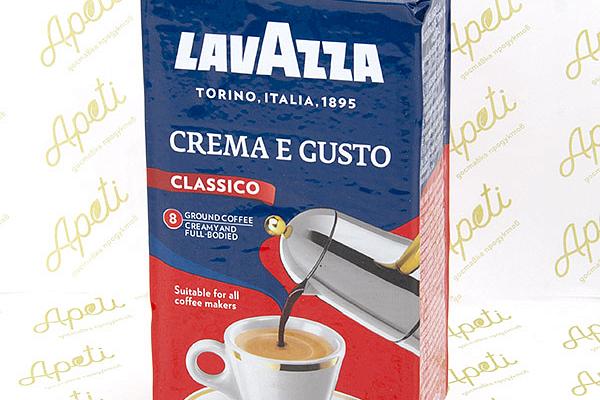  Кофе LavAzza Creama e Gusto молотый 250 г в интернет-магазине продуктов с Преображенского рынка Apeti.ru