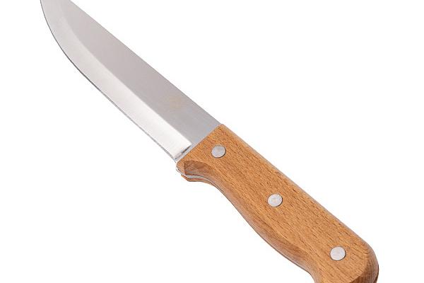  Нож кухонный с деревянной ручкой 1шт в интернет-магазине продуктов с Преображенского рынка Apeti.ru