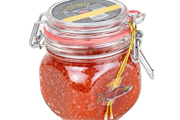  Красная икра нерка Золото Сахалина 320 г в интернет-магазине продуктов с Преображенского рынка Apeti.ru