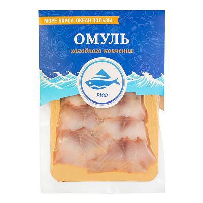  Омуль Риф холодного копчения ломтики 100 г в интернет-магазине свежих фермерских продуктов Apeti.ru