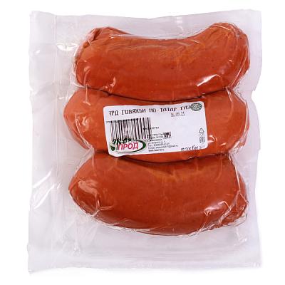  Сардельки ЭкоПрод говяжьи по-татарски  вакуум (~350 гр) в интернет-магазине свежих фермерских продуктов Apeti.ru