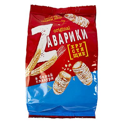 Заварики Яшкино в белой глазури 180 г