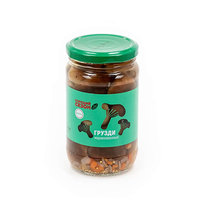 Грузди маринованные Хороший сезон  ст/б 330 г в интернет-магазине свежих фермерских продуктов Apeti.ru