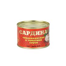 Сардина тихоокеанская Хавиар в томатном соусе 245 г
