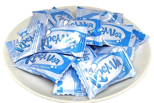  Конфеты Кремка с молочным вкусом 500 г в интернет-магазине продуктов с Преображенского рынка Apeti.ru