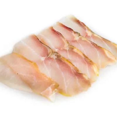  Осетр холодного копчения нарезка ломтиками 200 г в интернет-магазине свежих фермерских продуктов Apeti.ru