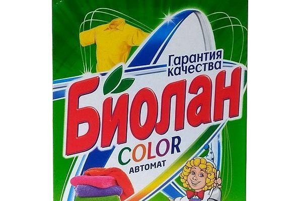  Стиральный порошок Биолан автомат Color 350 г в интернет-магазине продуктов с Преображенского рынка Apeti.ru