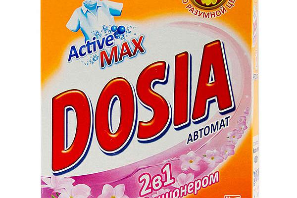  Стиральный порошок Dosia автомат Active max 2 в 1 с кондиционером 400 г в интернет-магазине продуктов с Преображенского рынка Apeti.ru