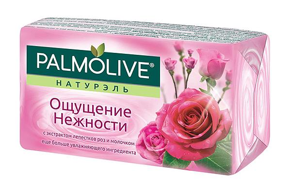  Мыло туалетное Palmolive ощущение нежности с экстрактами молока и розы 90 г в интернет-магазине продуктов с Преображенского рынка Apeti.ru