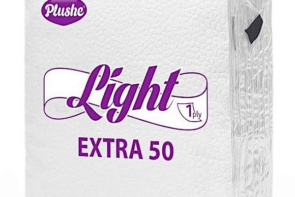  Салфетки бумажные Plushe Light Extra 50 35 шт в интернет-магазине продуктов с Преображенского рынка Apeti.ru