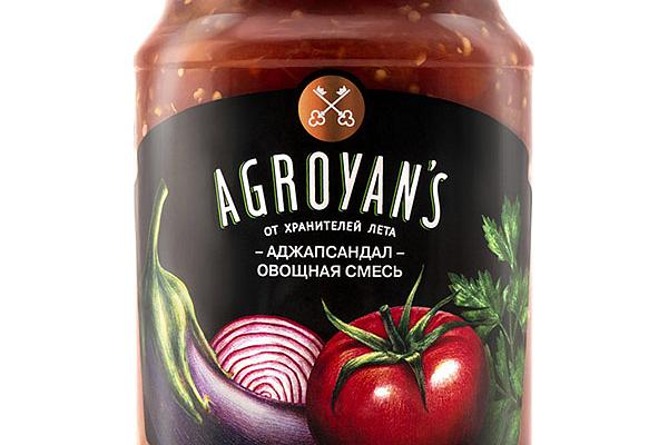  Аджапсандал Agroyans овощная смесь 730 г в интернет-магазине продуктов с Преображенского рынка Apeti.ru