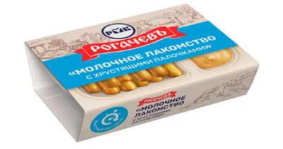 Молоко сгущенное цельное с хлебными палочками Рогачевъ 8,5% 47г