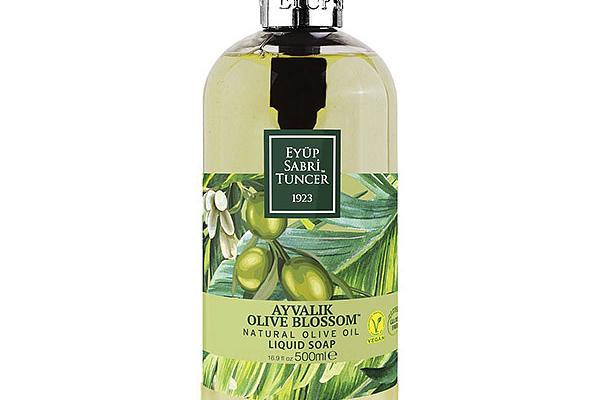  Жидкое мыло EYUP SABRI TUNCER оливки с натуральным оливковым маслом 500 мл в интернет-магазине продуктов с Преображенского рынка Apeti.ru