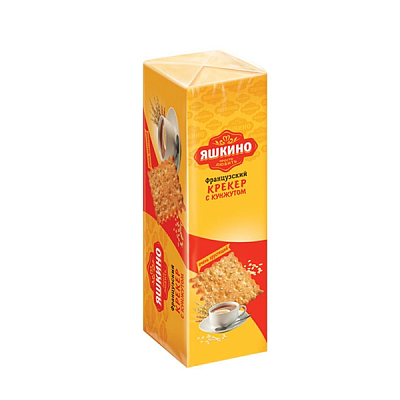Крекер Яшкино французский с кунжутом 185 г