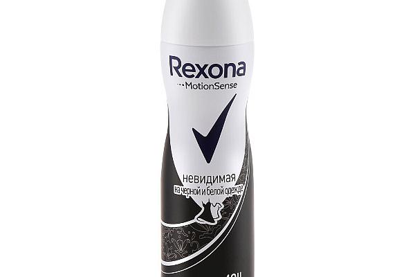  Антиперспирант аэрозоль Rexona невидимая на черном и белом 150 мл в интернет-магазине продуктов с Преображенского рынка Apeti.ru