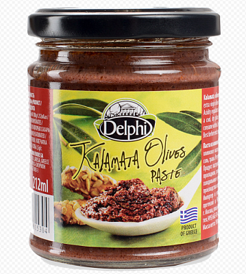 Паста из  оливок Каламата Delphi 190 г