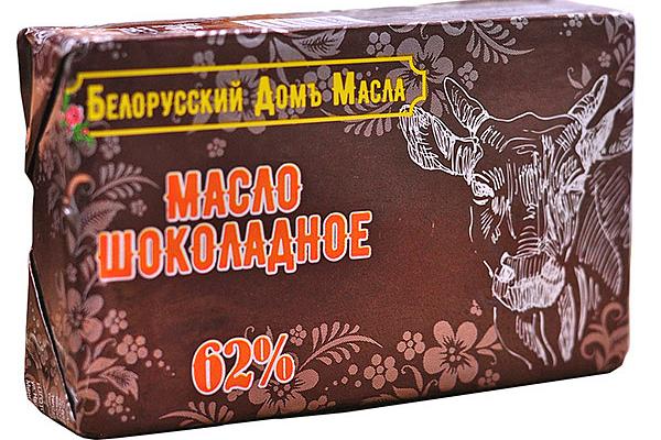  Масло сливочное Белорусский Домъ Масла шоколадное 62% 180 г в интернет-магазине продуктов с Преображенского рынка Apeti.ru