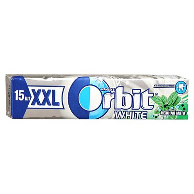 Жевательная резинка Orbit XXL нежная мята 20,4 г