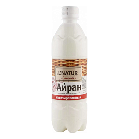  Айран  "eL`NATUR"  газированный 1,7%  БЗМЖ 0,5л в интернет-магазине свежих фермерских продуктов Apeti.ru