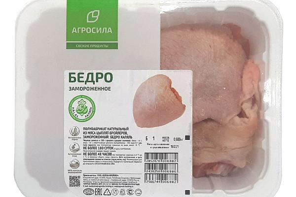  Бедро цыпленка бройлера Агросила замороженное в интернет-магазине продуктов с Преображенского рынка Apeti.ru