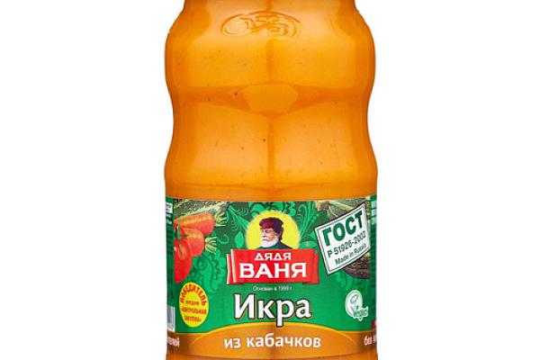  Икра Дядя Ваня из кабачков, 460г в интернет-магазине продуктов с Преображенского рынка Apeti.ru