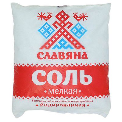 Соль Славяна йодированная 1 кг