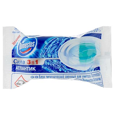 Блок сменный для унитаза Domestos атлантик 40 г