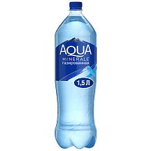Вода Aqua Minerale газированная 1,5 л