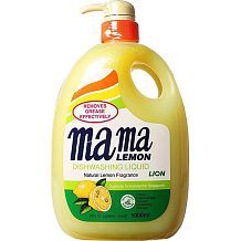 Гель Mama lemon для мытья посуды и детских принадлежностей лимон матовый 1 л