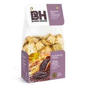  Хлебцы Baker House с черным кунжутом 250 г в интернет-магазине свежих фермерских продуктов Apeti.ru