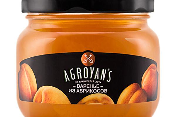  Варенье Agroyans из абрикосов 430 г в интернет-магазине продуктов с Преображенского рынка Apeti.ru