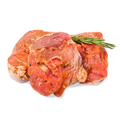 Шашлык из голени индейки в ореховом соусе