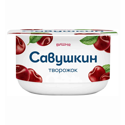 Творожок Савушкин вишня 3,5% 120 г в Apeti.ru Творожок Савушкин вишня 3,5% 120 г в интернет-магазине свежих фермерских продуктов Apeti.ru
