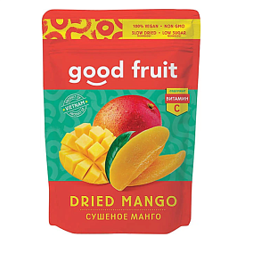  Манго сушеное  GOOD FRUIT 100 г в интернет-магазине свежих фермерских продуктов Apeti.ru