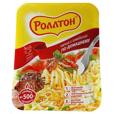  Лапша быстрого приготовления Роллтон со вкусом говядины 90 г в интернет-магазине свежих фермерских продуктов Apeti.ru