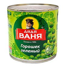 Горошек зеленый Дядя Ваня 400 мл