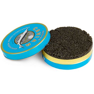 Черная икра осетровых Caviar забойная Standart 450 гр ж/б